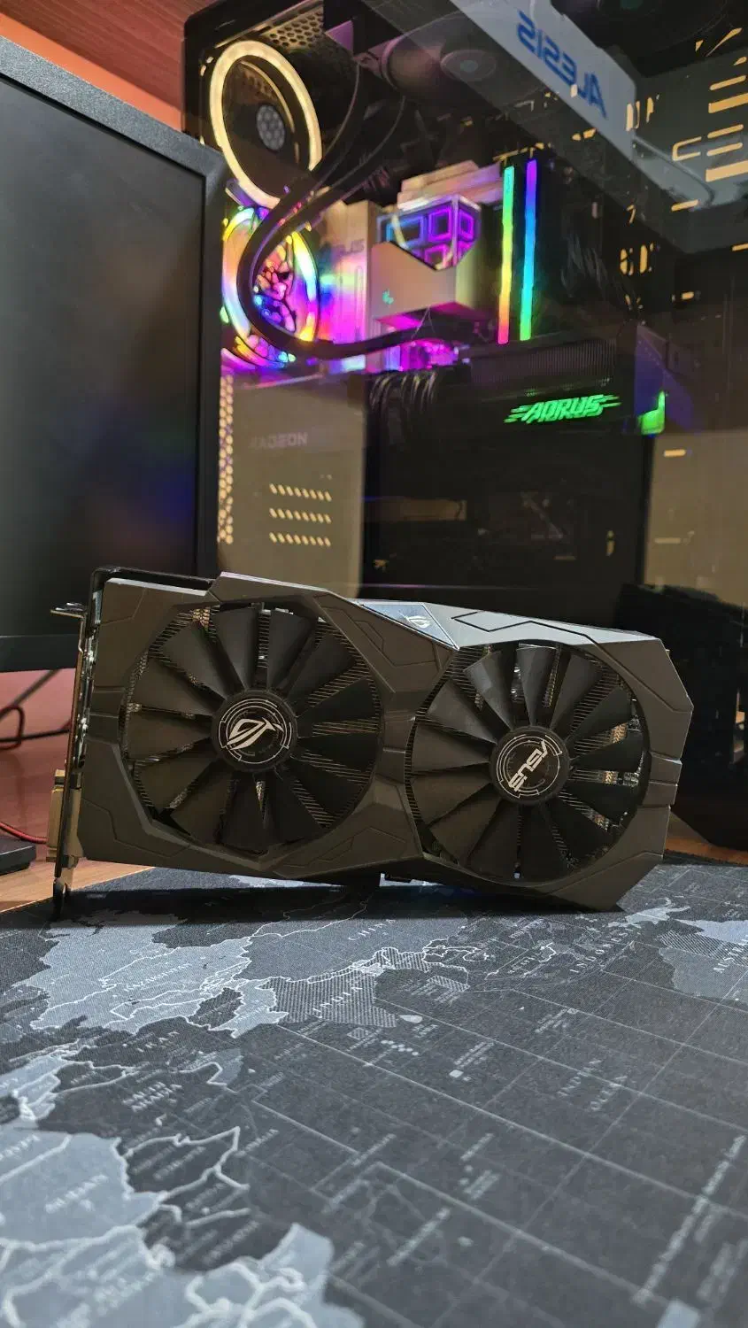 کارت گرافیک rx 580 rog strix|قطعات و لوازم جانبی رایانه|اصفهان, مهرآباد|دیوار