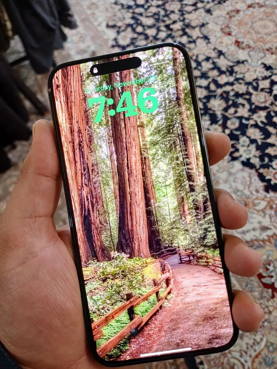 آیفون ۱۵ پرومکس ۵۱۲ . در حد آک با شارژ اصلی|موبایل|مشهد, کارگران|دیوار