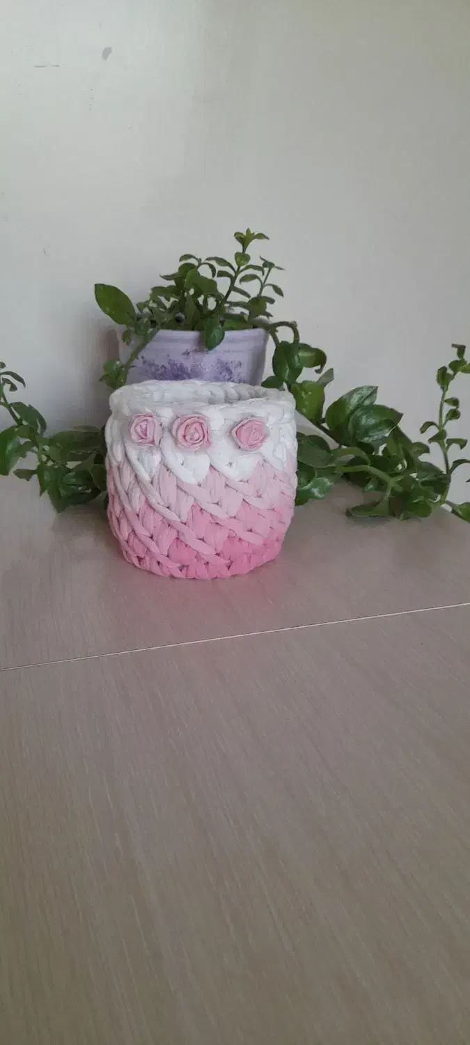 فروش سبد تریکو|صنایع دستی و سایر لوازم تزئینی|بروجرد, |دیوار