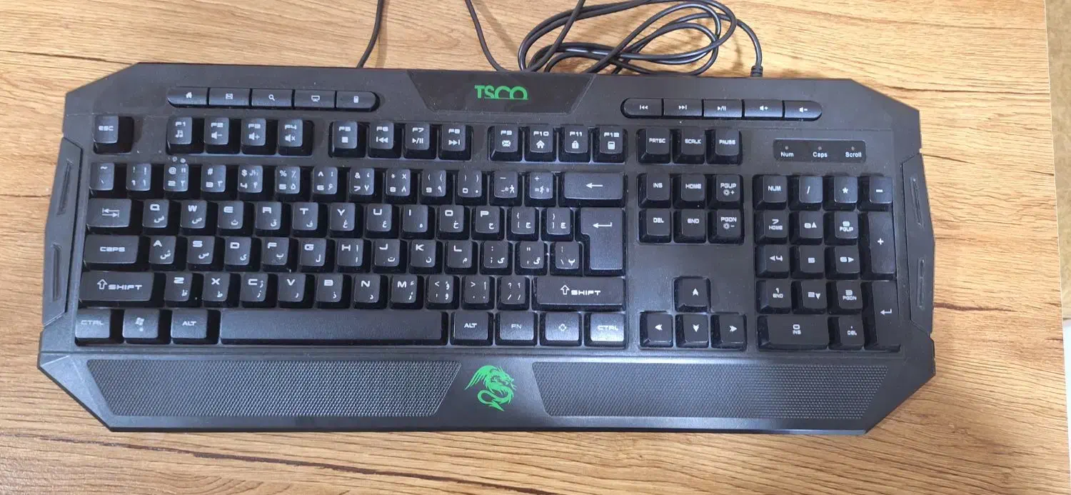 کیبورد گیمینگ تسکو tk8124|قطعات و لوازم جانبی رایانه|گنبد کاووس, |دیوار