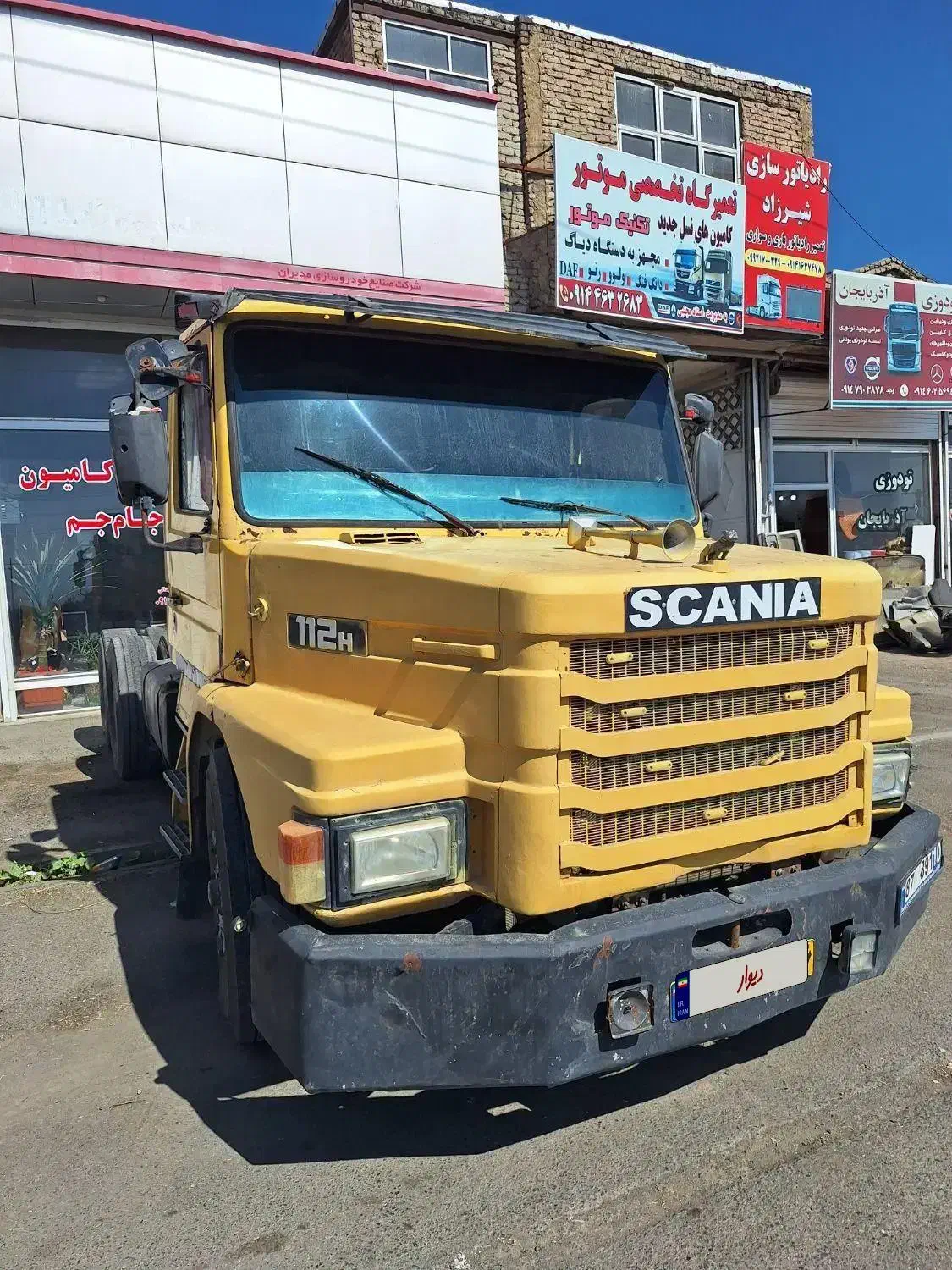 اسکانیا ۱۱۲  کشنده ده چرخ|خودرو سنگین|خوی, |دیوار