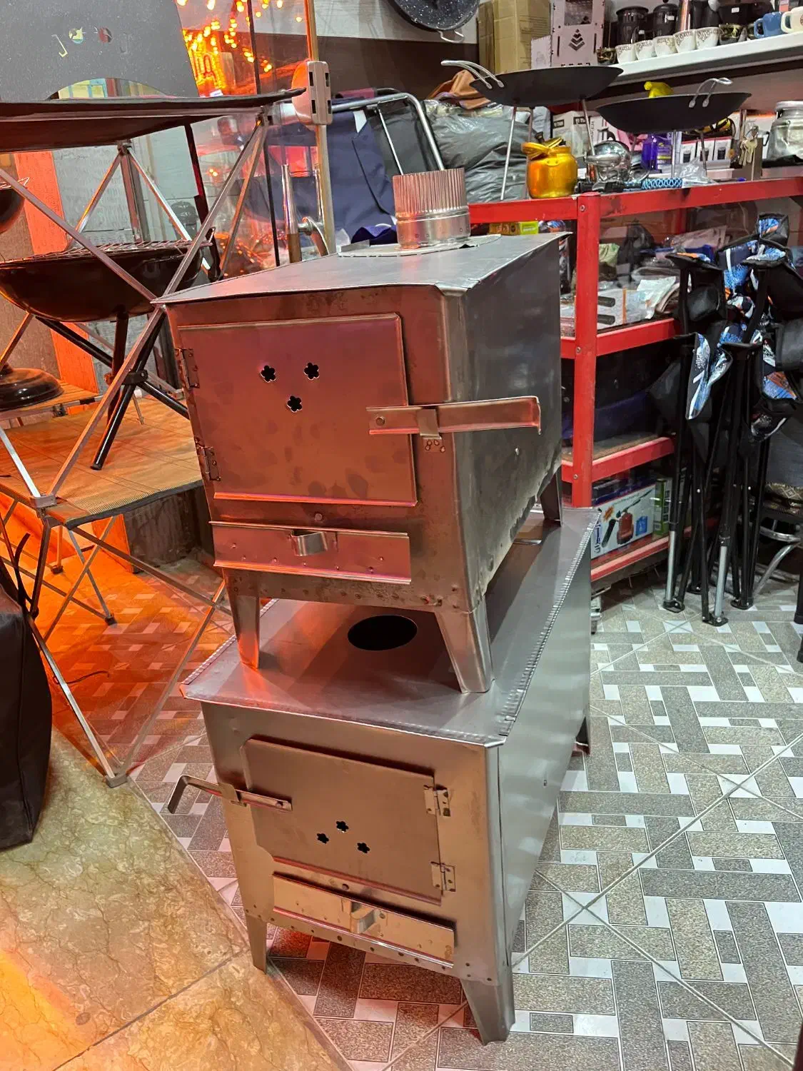 انواع بخاری های هیزمی تاشو و ثابت|کوهنوردی و کمپینگ|نجفآباد, فردوسی|دیوار