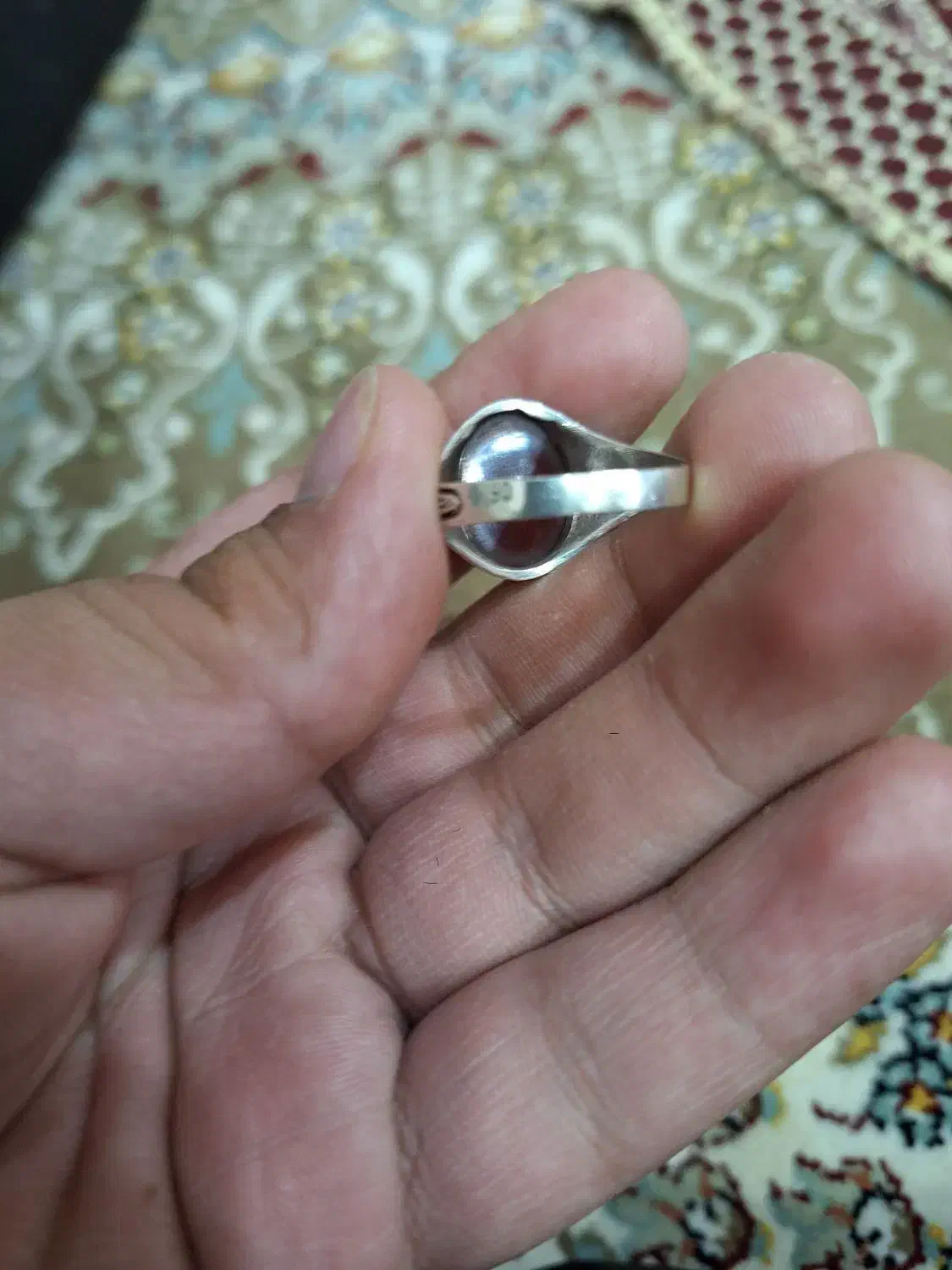 انگشترنقره|جواهرات|مبارکه, |دیوار