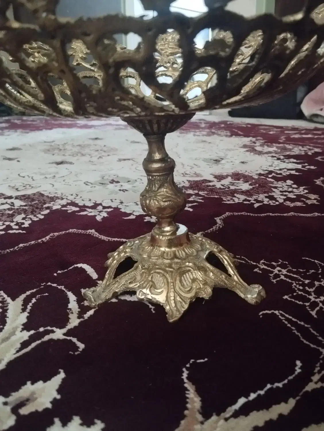 جا میوهای برنجی نو بدون هیچ خط وخشی|ظروف سرو و پذیرایی|قم, علی آباد سعدگان|دیوار