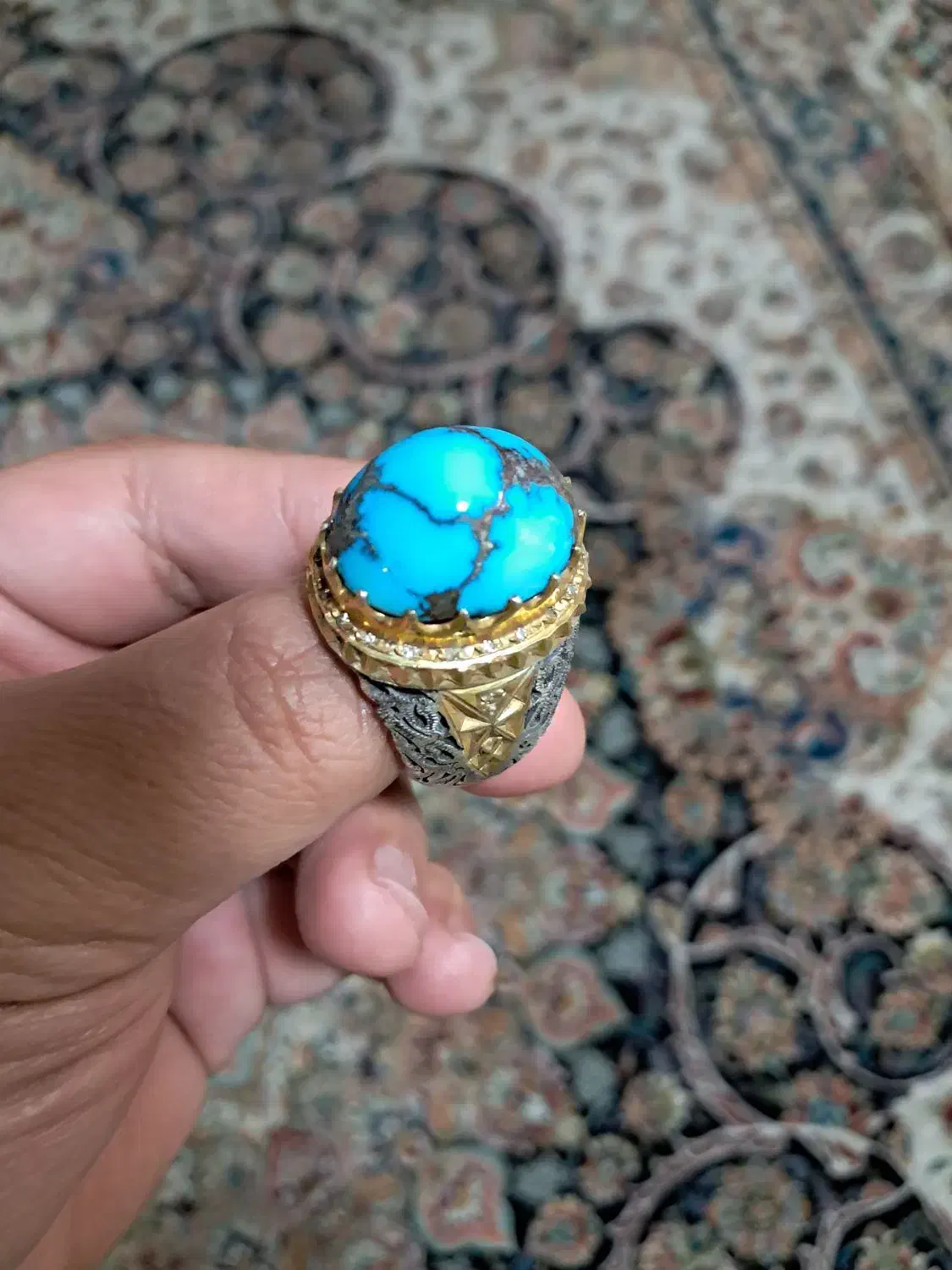 انگشتر فیروزه نیشابور|جواهرات|ری, شهرری|دیوار