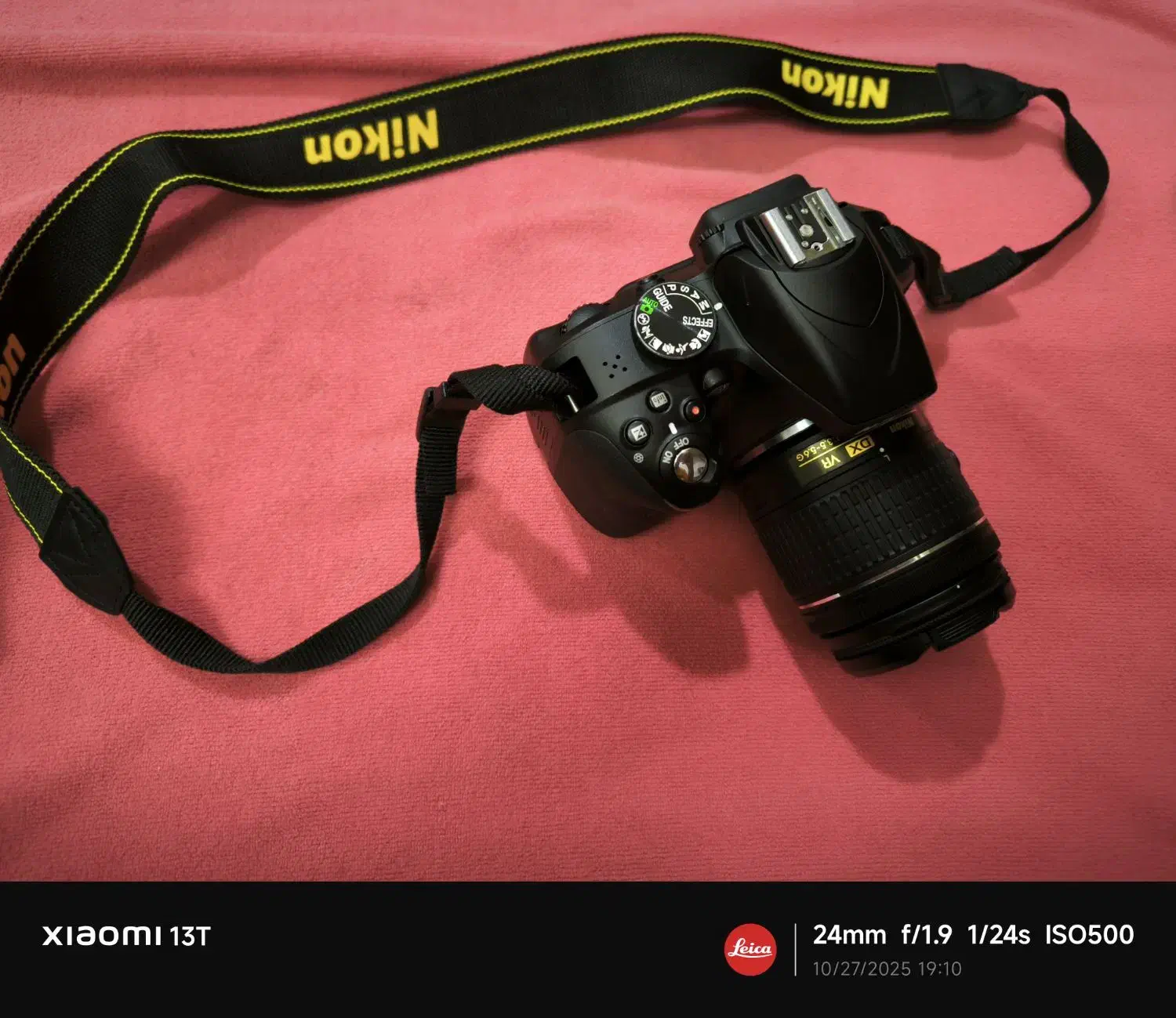 دوربین نیکون ۳۳۰۰D تمیز در حد نو با لنز 18-55|دوربین عکاسی و فیلمبرداری|بوئین و میاندشت, |دیوار