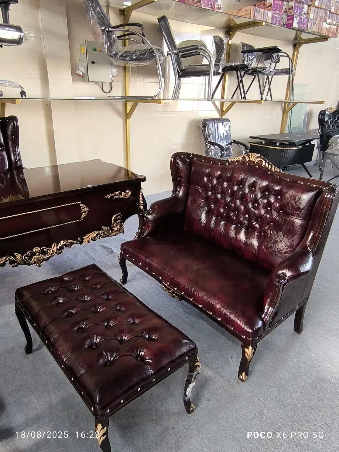 مبلمان اداری کلاسیک میز مدیریت صندلی|مبلمان اداری|تهران, شهرک ولیعصر شمالی|دیوار