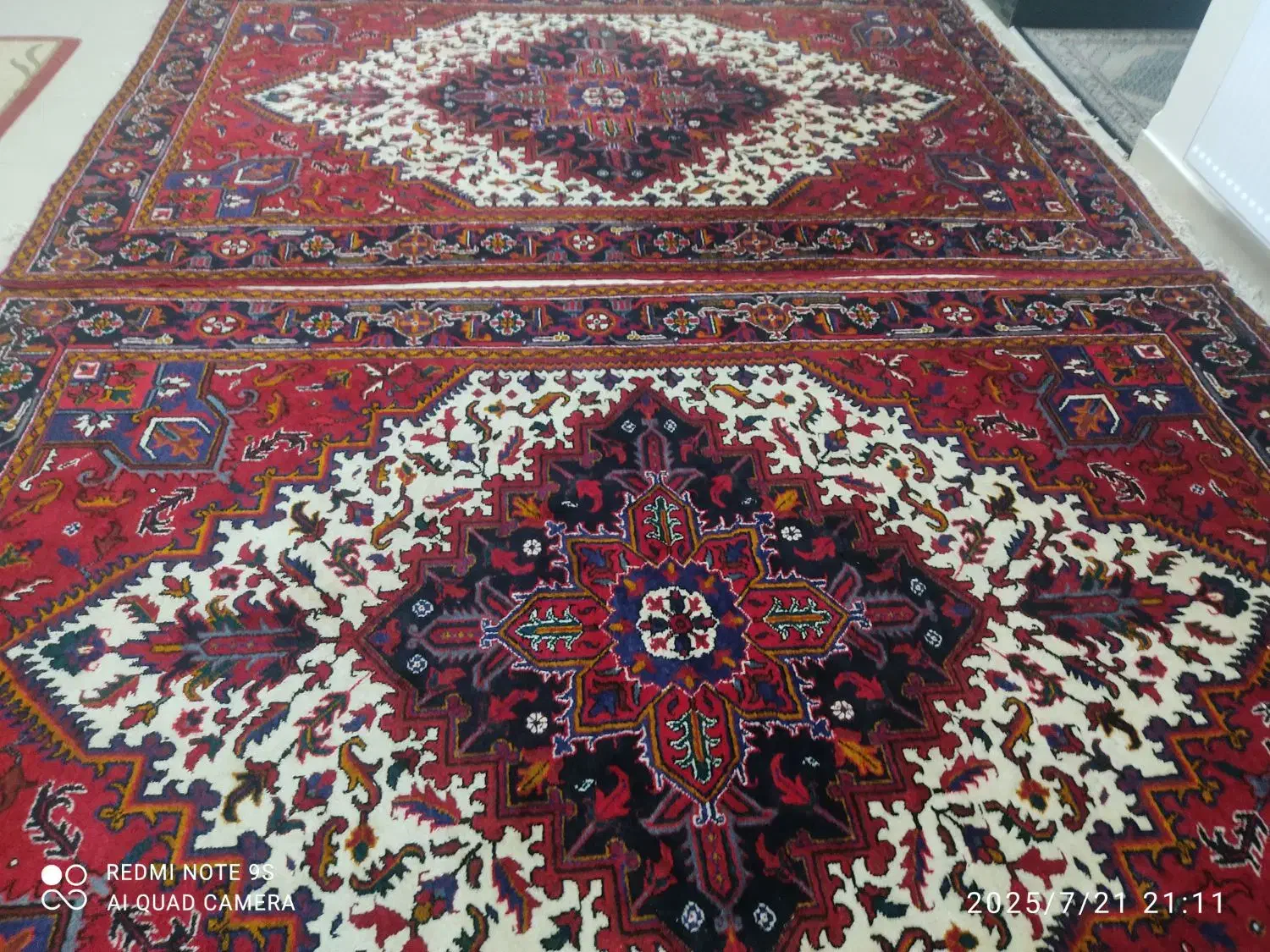 جفت فرش شش متری|فرش|تبریز, |دیوار