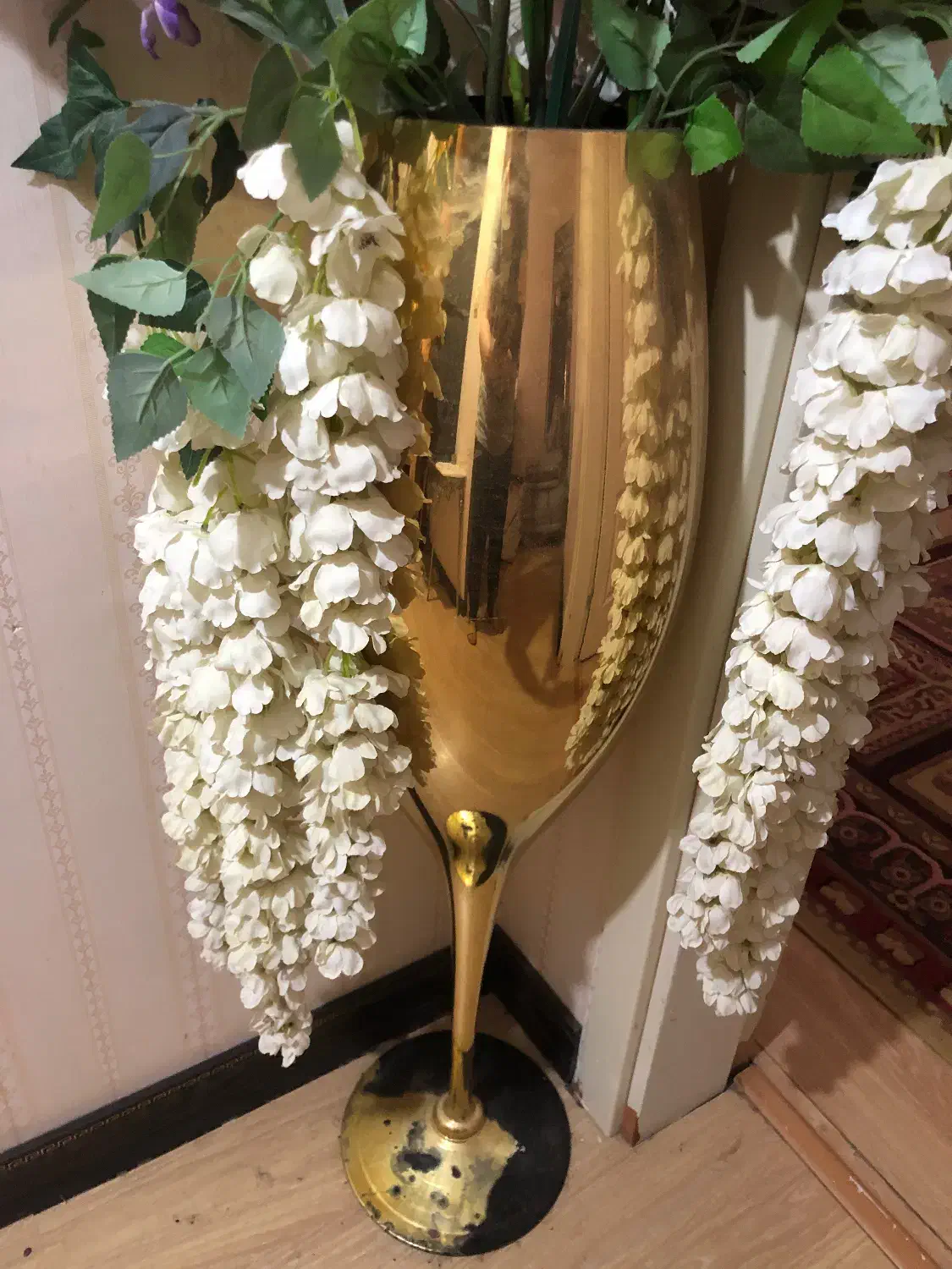 گلدان وگل مصنوعی خارجی|گل مصنوعی|پرند, فاز ۵|دیوار