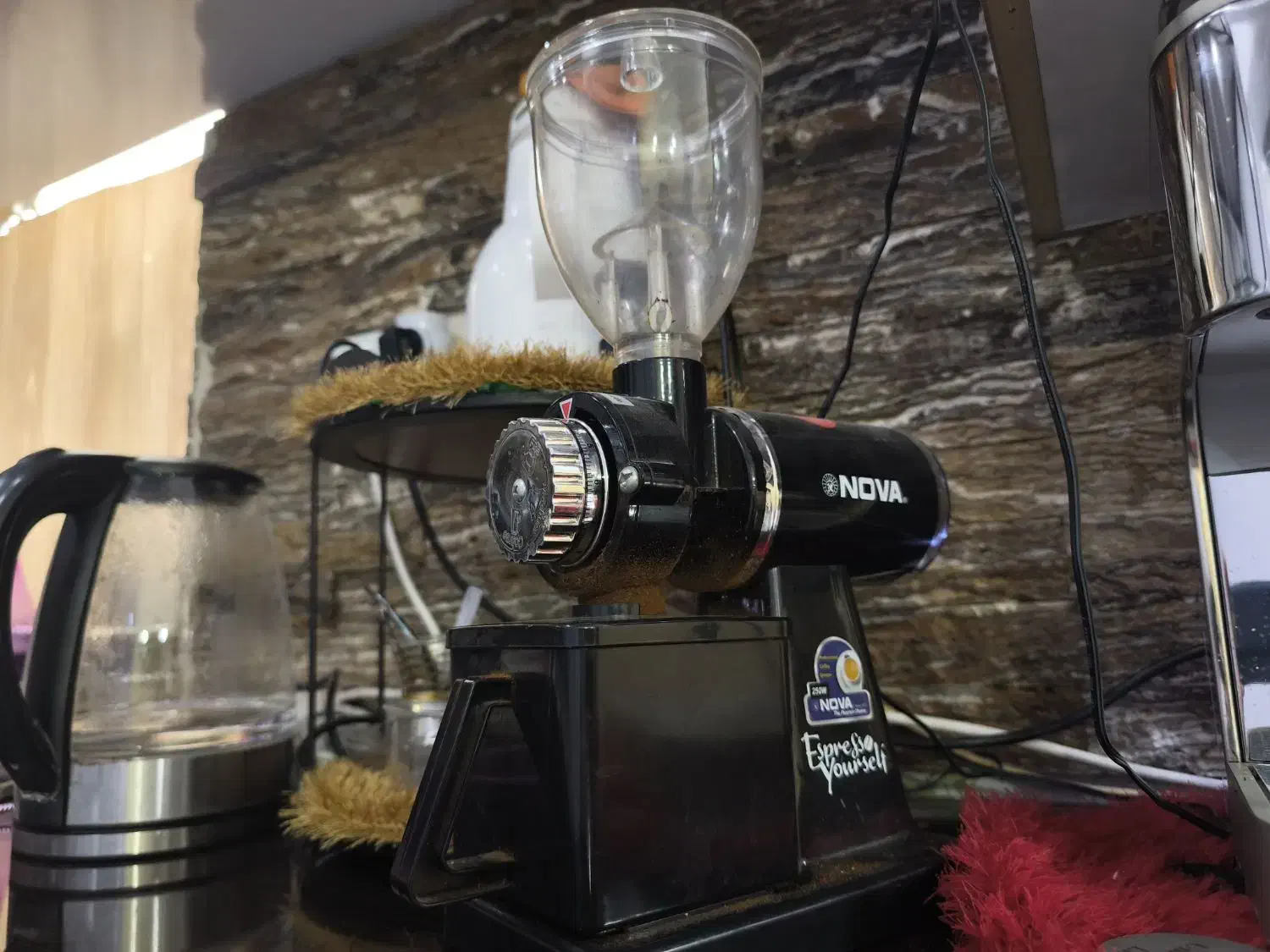 دستگاه اسپرسو سازنوا149 وآسیاب نوا|سماور، چایساز، قهوهساز|بندر ماهشهر, |دیوار