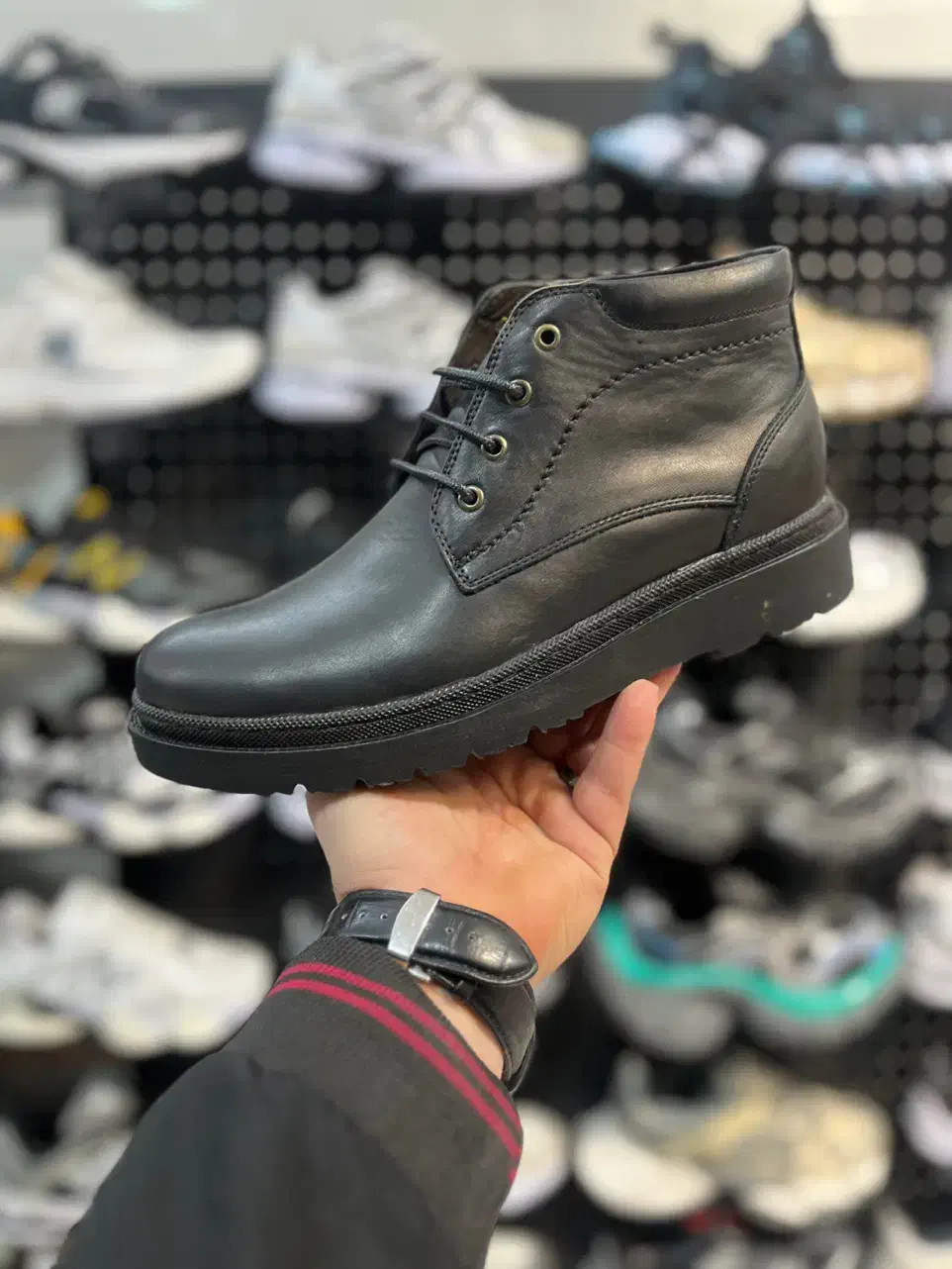 نیم بوت چرم طبیعی|کیف، کفش، کمربند|قم, نیروگاه|دیوار