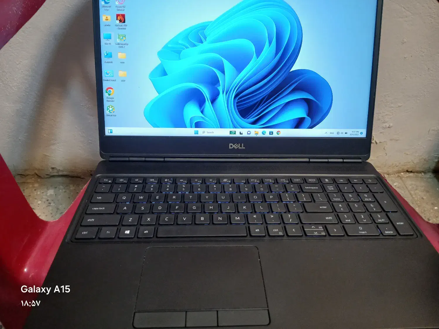 فروش لپ تاپ Dell ۷۵۵۰ i7 gen ۱۰۸۵۰گرافیگ 4گیگ|رایانه همراه|فلاورجان, |دیوار