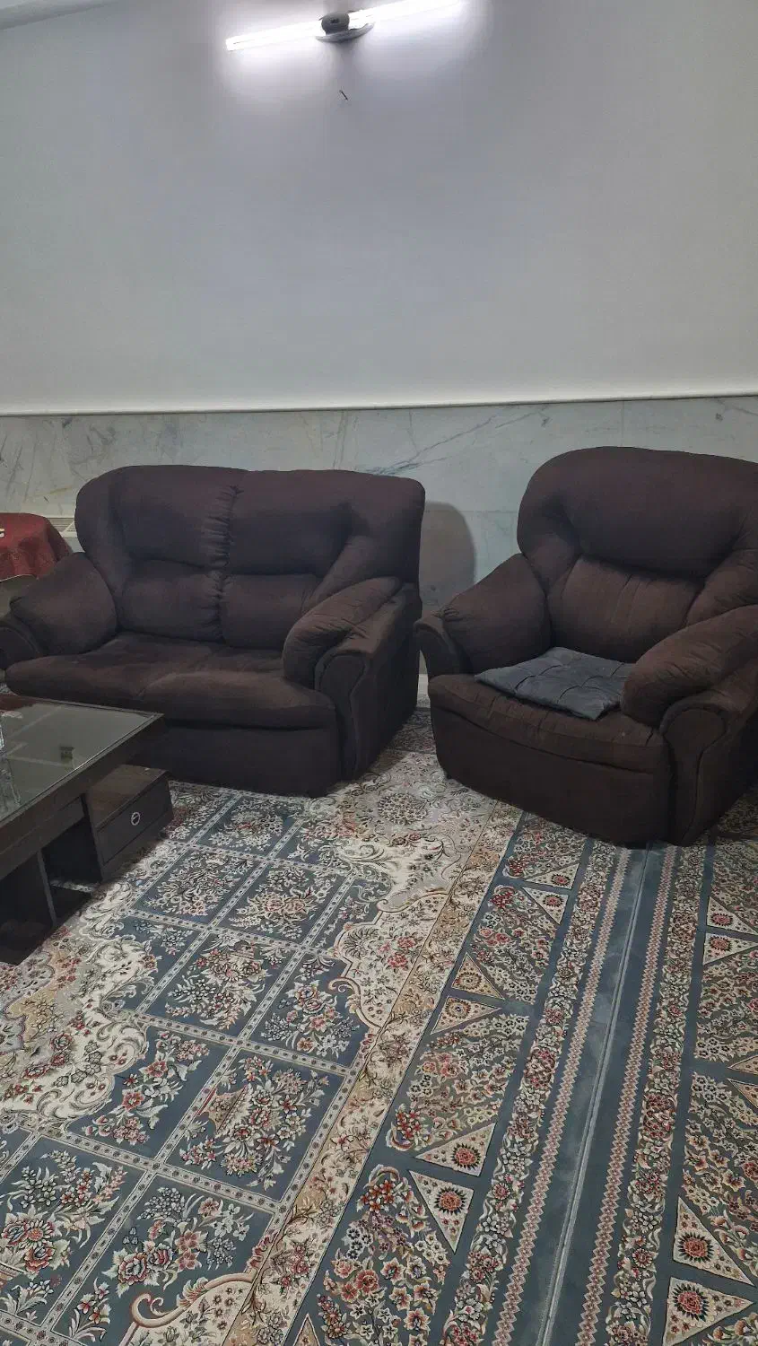 مبل راحتی تمام پارچه|مبلمان خانگی و میز عسلی|قم, صفاشهر|دیوار