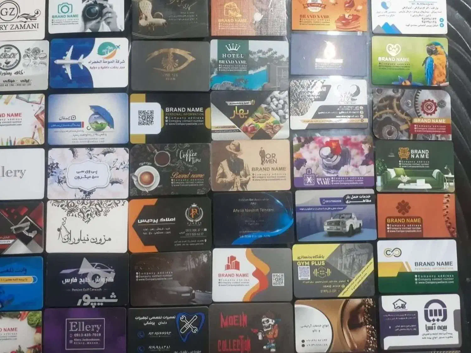 کارت ویزیت /تراکت/برچسب و لیبل/فاکتور/ست اداری|خدمات رایانهای و موبایل|اصفهان, گلزار|دیوار