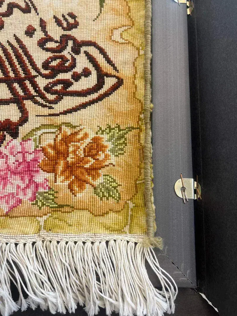 تابلو فرش دستباف گل ابریشم|تابلو فرش|قم, انسجام|دیوار