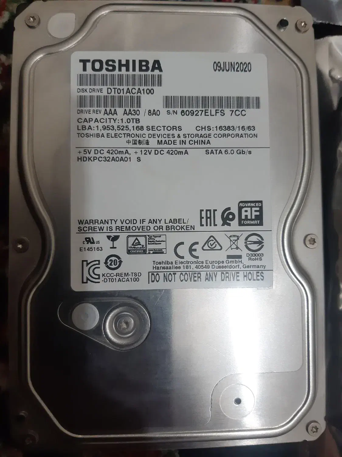 هارد یک ترا|قطعات و لوازم جانبی رایانه|باقرشهر, |دیوار