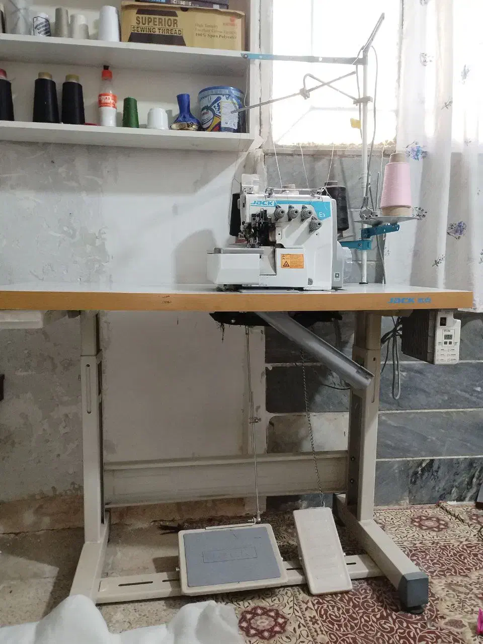 چرخ زیگزال سردوز E3 پنج نخ|چرخ خیاطی و ریسندگی|پاکدشت, پاکدشت (مامازند)|دیوار