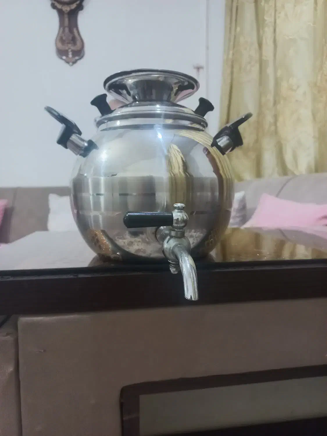 کتری سماوری استیل اصل|سماور، چای‌ساز، قهوه‌ساز|قم, شهرک فاطمیه|دیوار