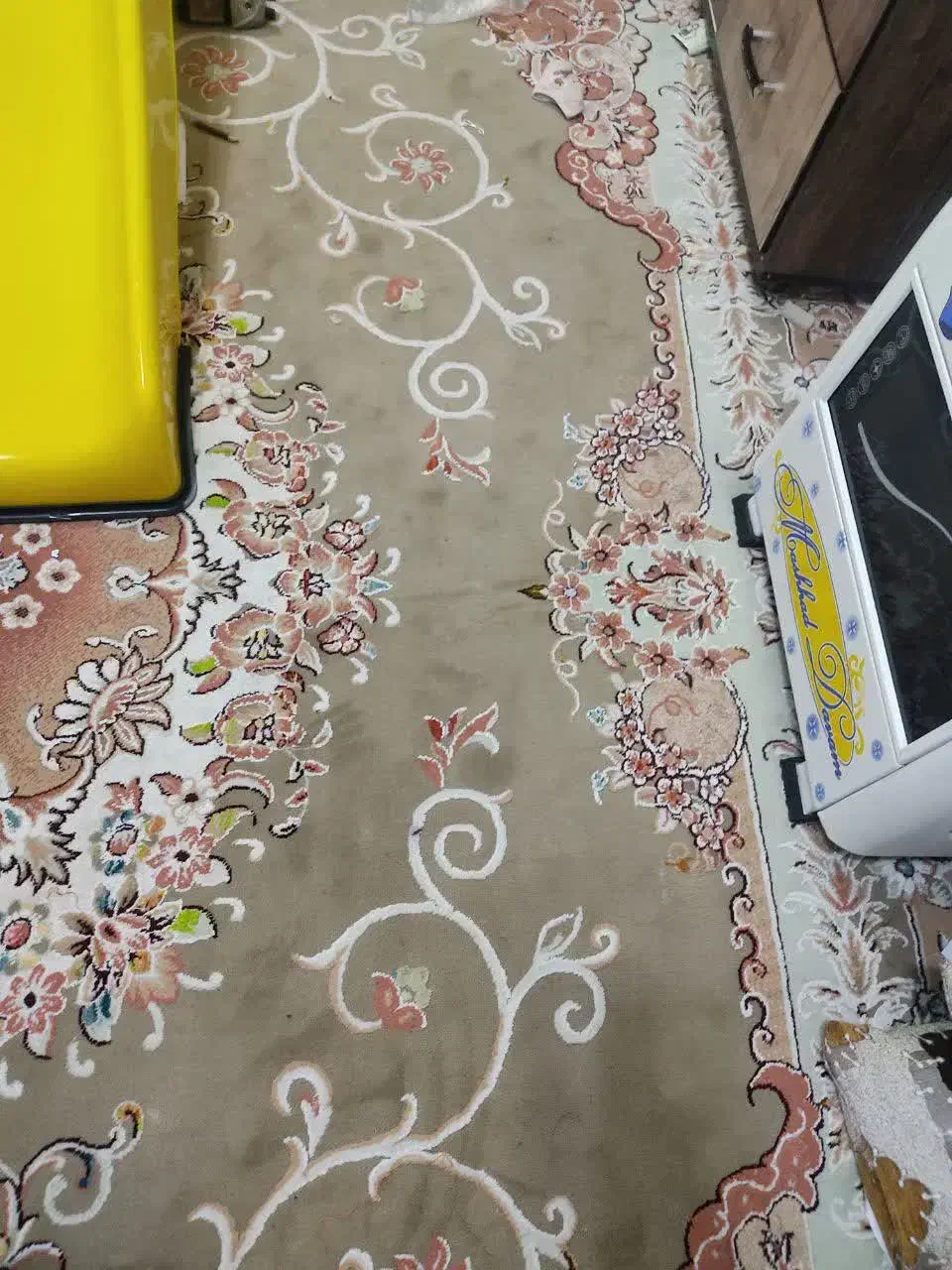 فرش ۱۲ متری زمینه گردویی|فرش|تیران, |دیوار