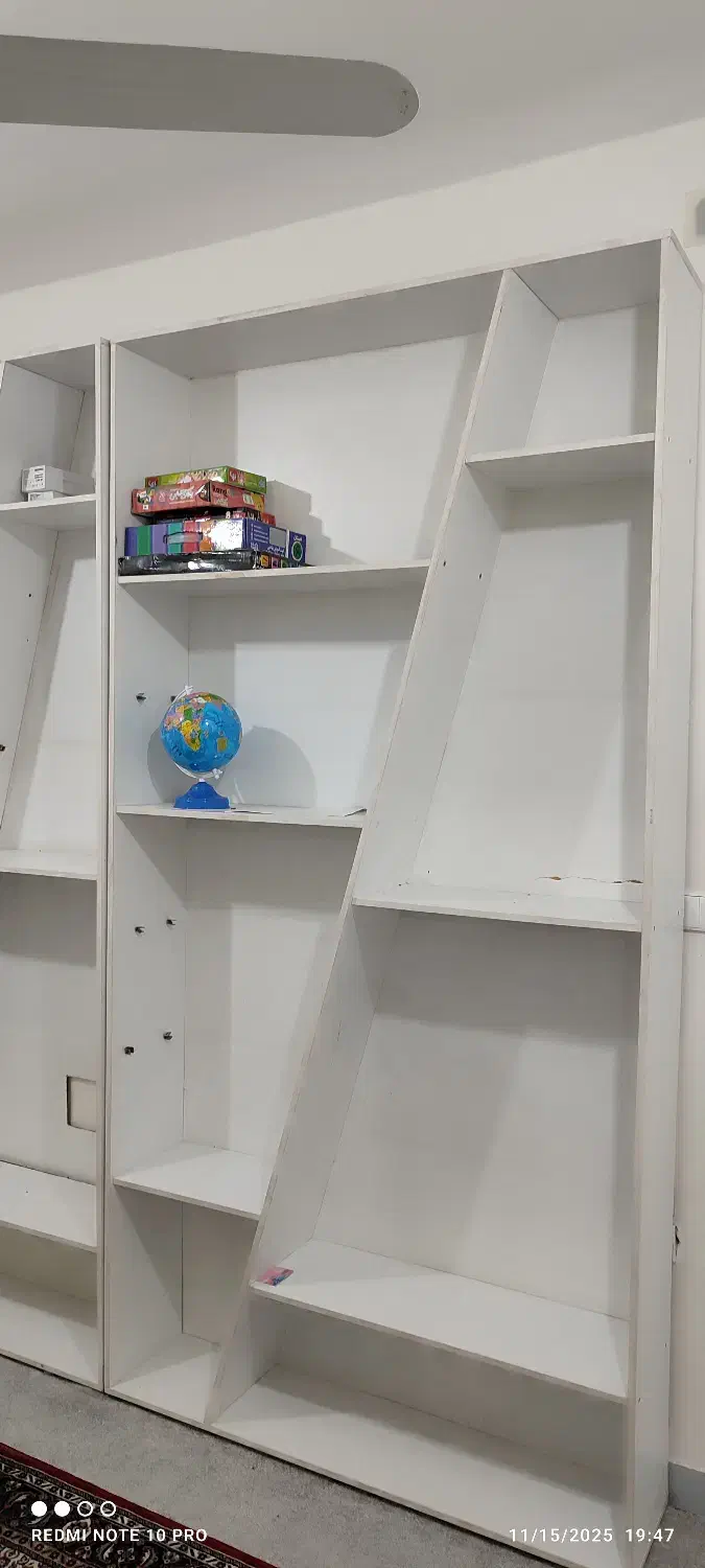 دکور MDF فروشگاهی|کتابخانه، شلف، قفسه‌های دیواری|شوشتر, |دیوار