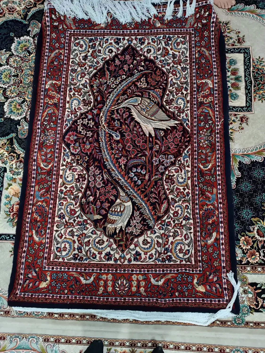 فرش دستبافت|فرش|ساروق, |دیوار