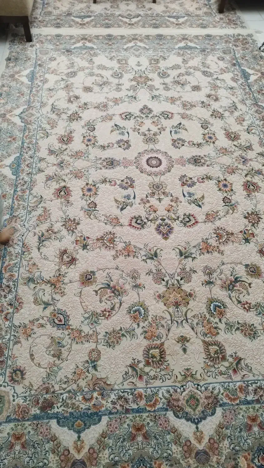 ۲ تخته فرش ۶ متری بهشتی تبریز گل برجسته|فرش|پردیس, فاز ۱۱|دیوار