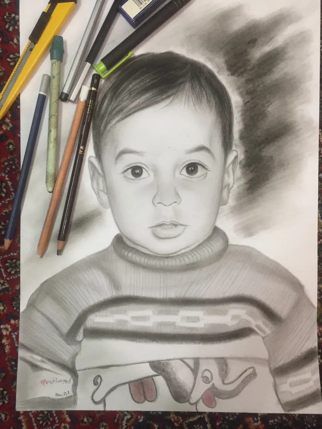 نقاشی رنگ وروغن|تابلو، نقاشی، عکس|اسلام‌شهر, شهرک الهیه|دیوار