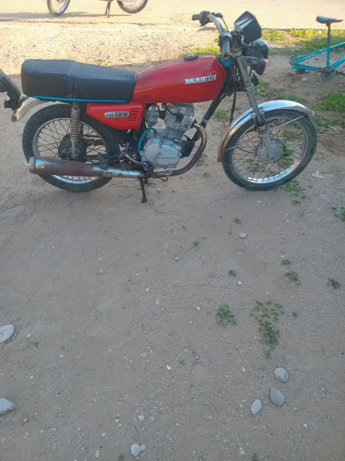 موتور ۱۲۵|موتورسیکلت|قلعه قاضی, |دیوار