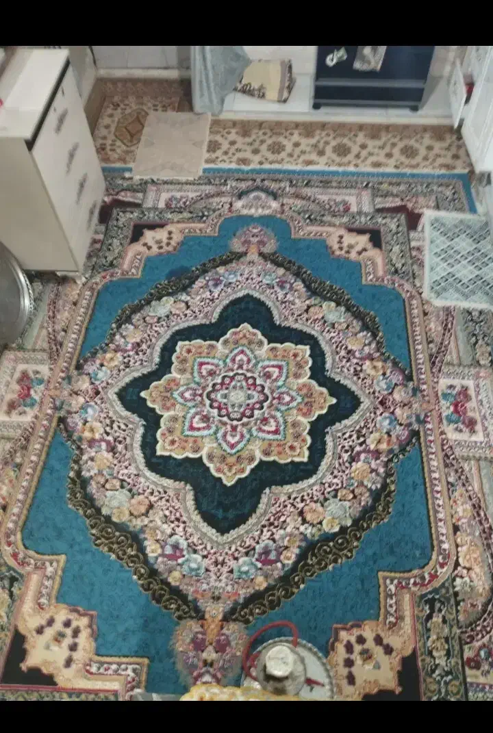 قالی ۳در ۴ درحد نو|فرش|فریمان, |دیوار