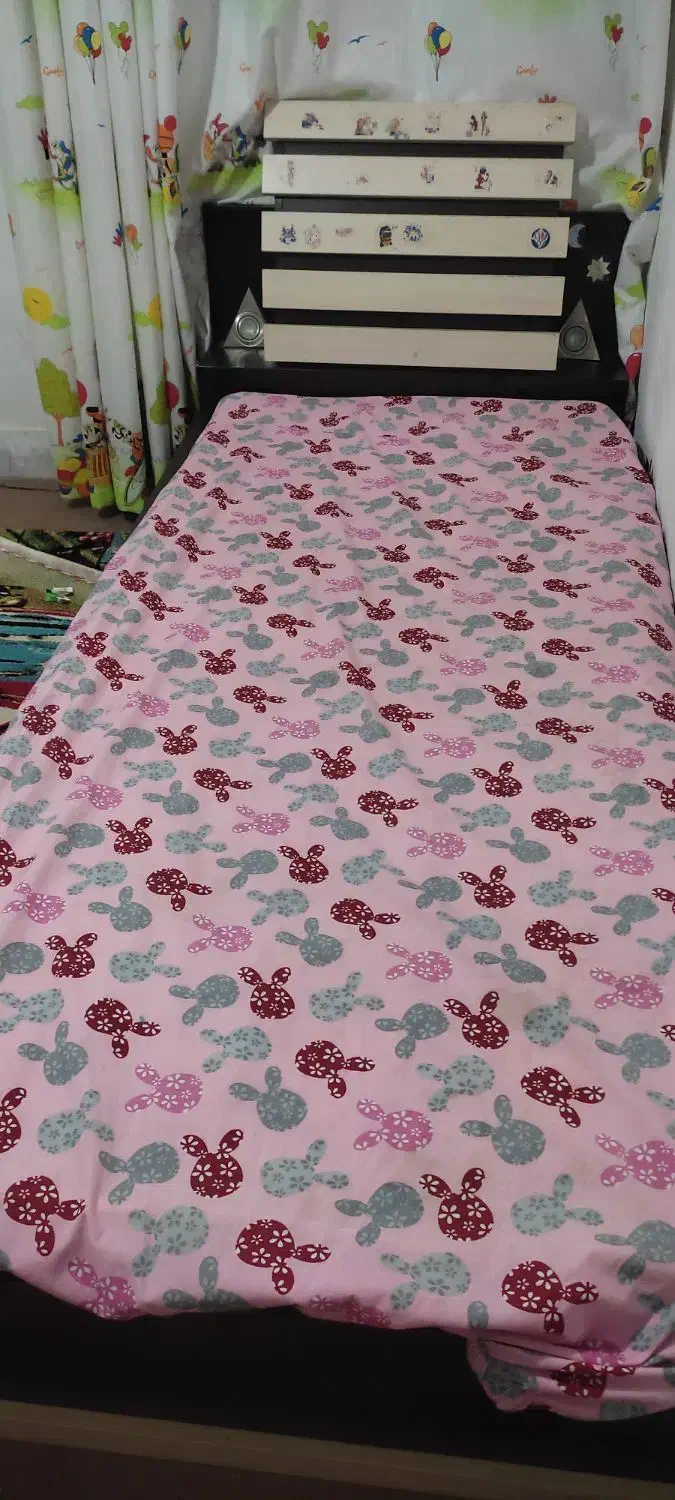 تخت یک نفره نوجوان|تخت و سرویس خواب|نهبندان, |دیوار