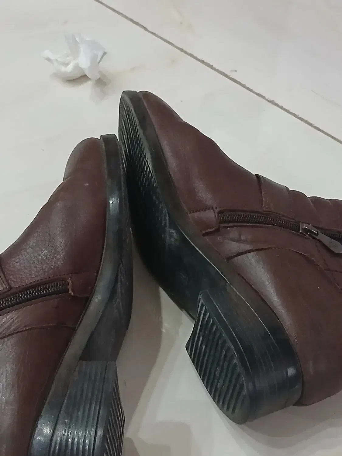بوت چرم مشهد سایز ۴۰|کیف، کفش، کمربند|رباطکریم, رباطکریم|دیوار