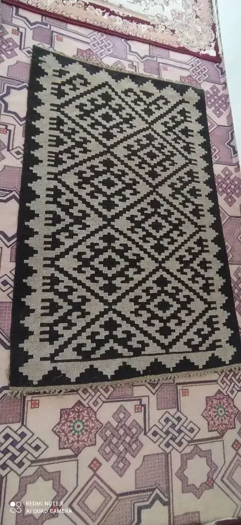 گلیم پشمی دستبافت|گلیم، جاجیم، گبه|اهواز, آریاشهر|دیوار