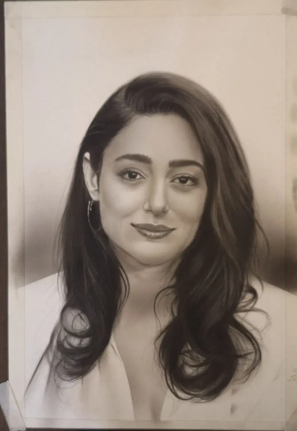 تابلو سیاه قلم|تابلو، نقاشی، عکس|تهران, شهید فکوری|دیوار