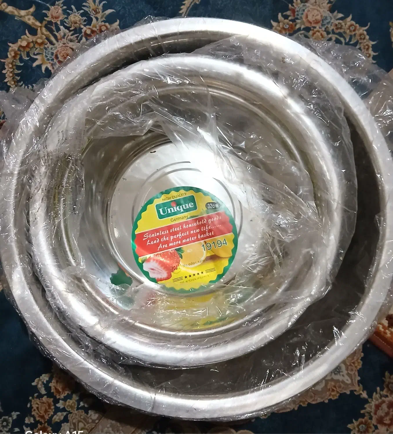 لگن استیل یونیئک اصل، تولید آلمان ،نو و آکبند.|ظروف نگهدارنده، پلاستیکی، یک‌بارمصرف|تهران, آبشار تهران (دریاچه)|دیوار