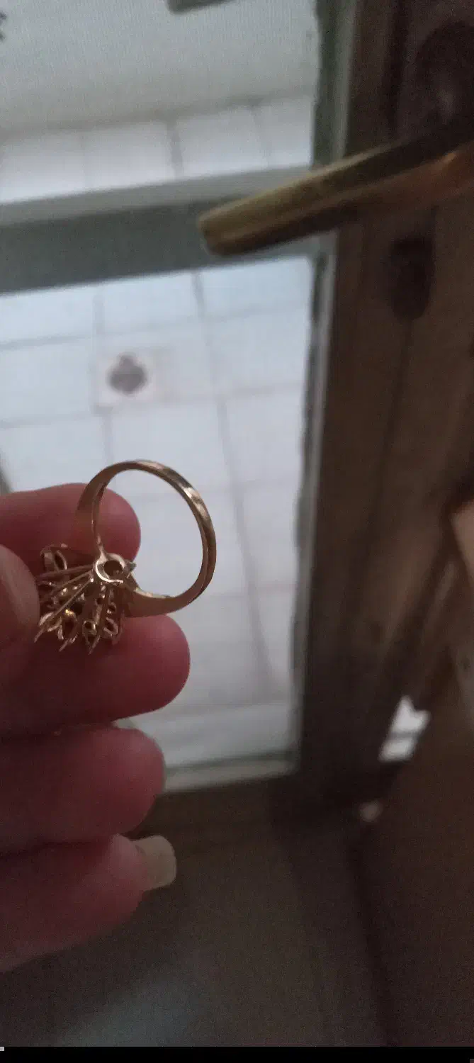 انگشترجواهریاقوت قدیمی باالماس وپایه طلا|جواهرات|تهران, فرمانیه|دیوار