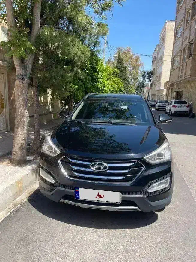 سانتافه ۲۰۱۴ مشکی|خودرو سواری و وانت|شیراز, جانبازان|دیوار