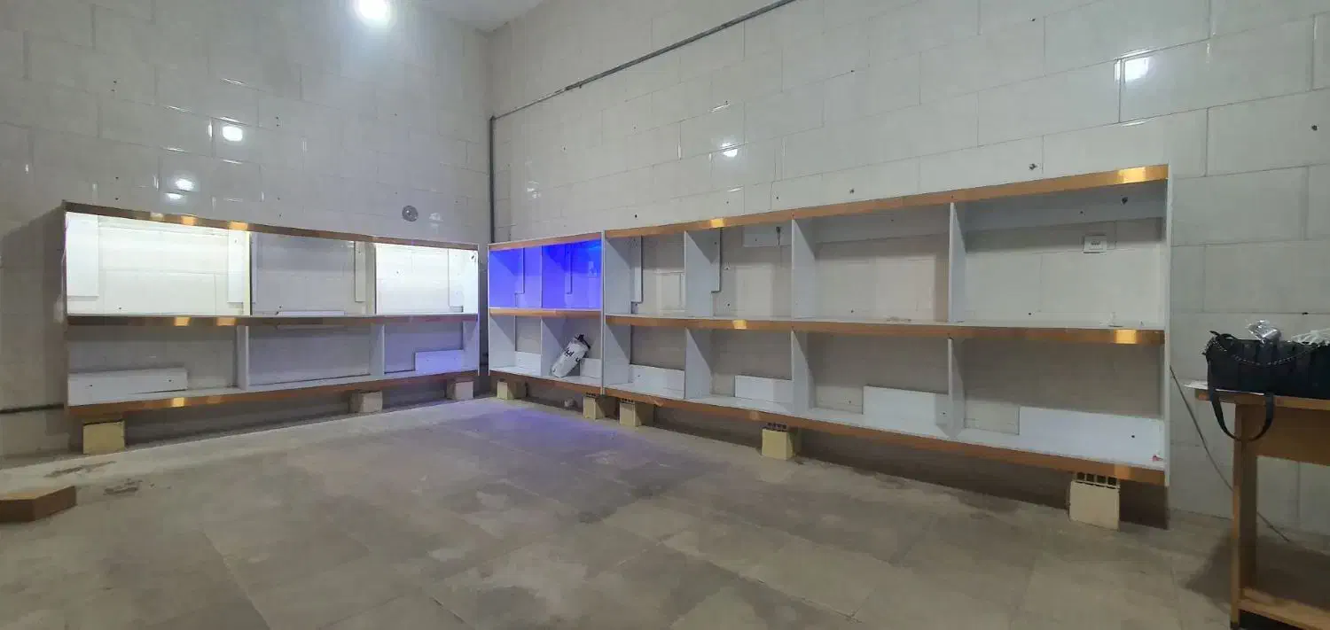 قفسه ام دی اف|کتابخانه، شلف، قفسههای دیواری|خرمآباد, |دیوار