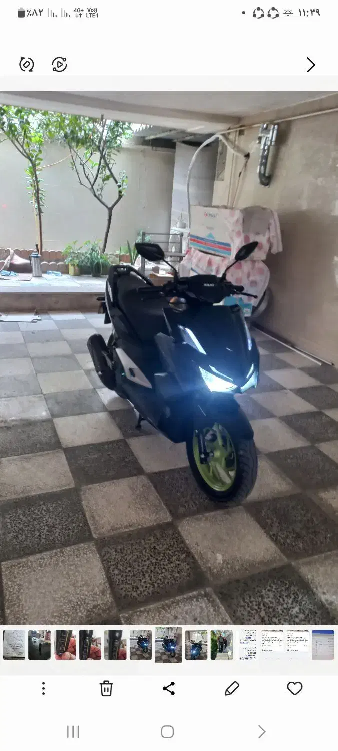 کلیک واریو ۱۶۰سی‌سی|موتورسیکلت|گنبد کاووس, |دیوار