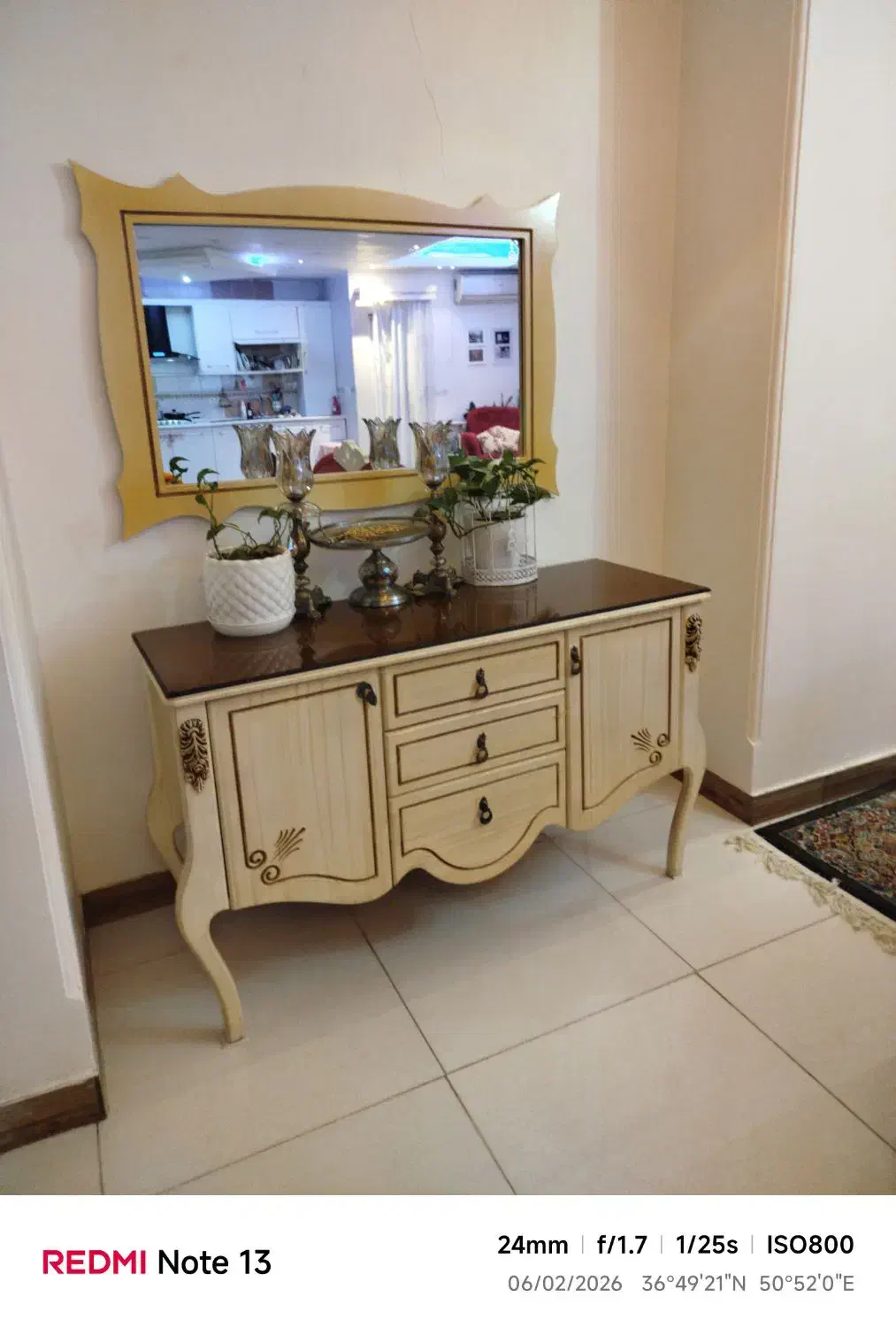 آیینه و کنسول|بوفه، ویترین، کنسول|تنکابن, |دیوار