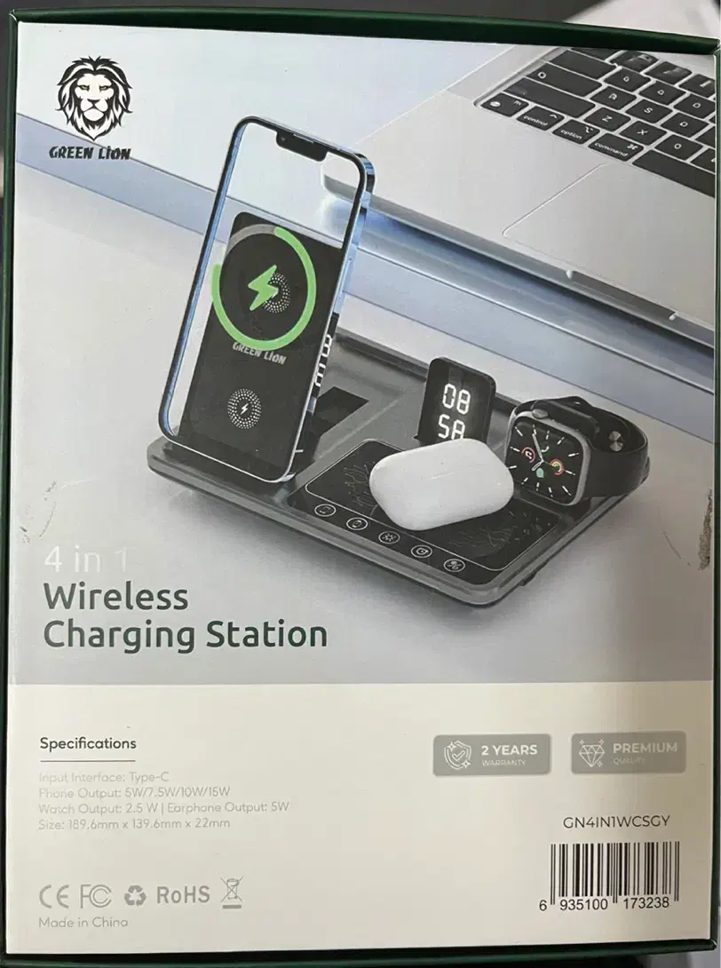 شارژر بیسیم ۴ در ۱ گرینلاین (Green Lion 4 in 1 )|لوازم جانبی موبایل و تبلت|قزوین, |دیوار