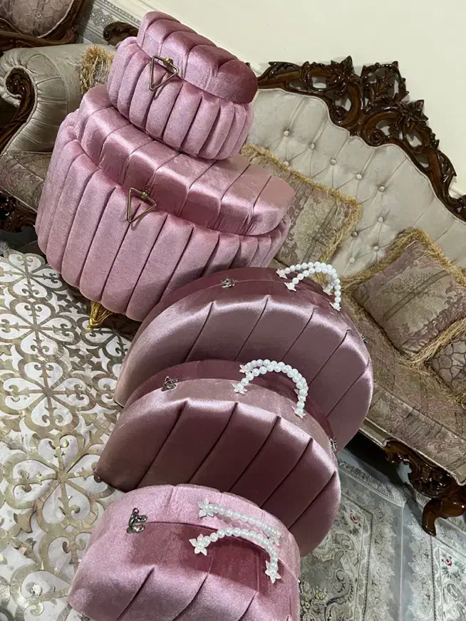 ست چمدان مخملی سه تایی|کیف، کفش، کمربند|اهواز, کیانشهر|دیوار