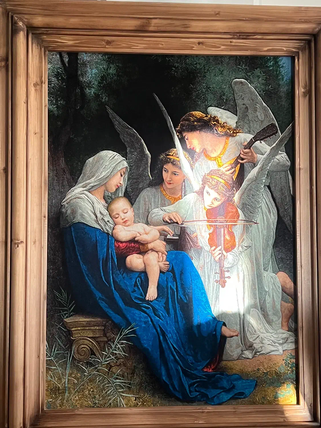 تابلو فرش اواز ملائک اصل عاقلی|تابلو فرش|تهران, فردوس|دیوار