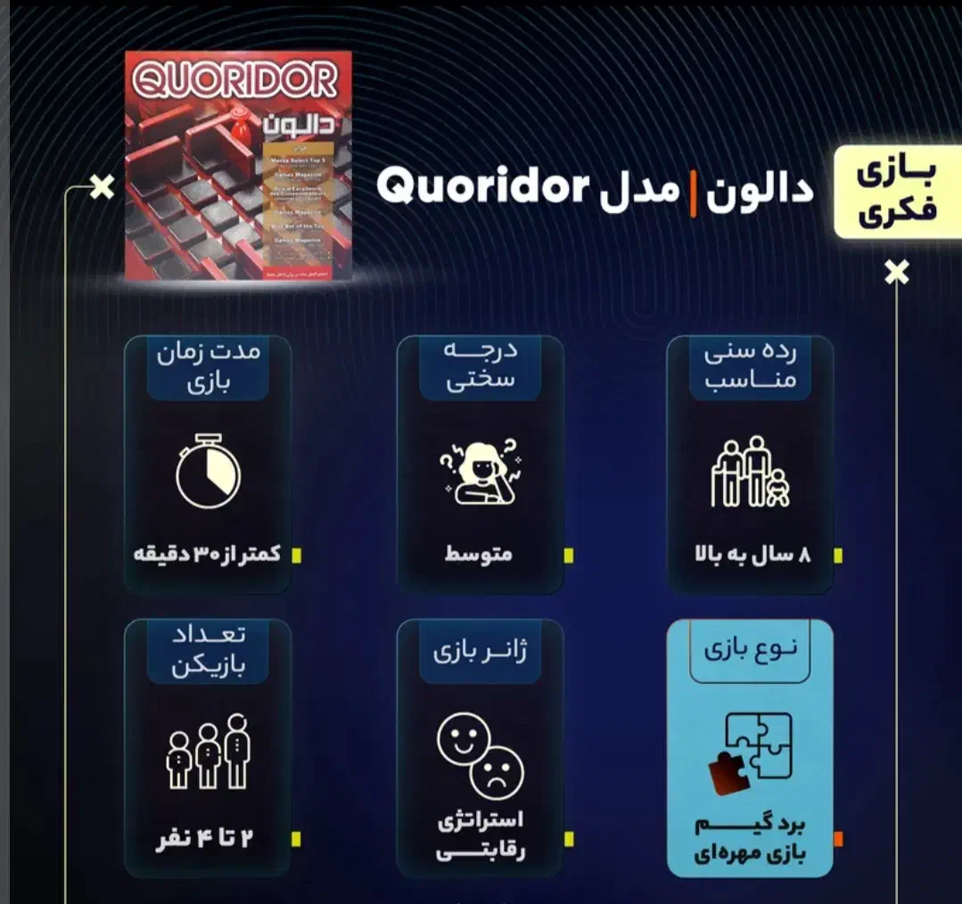 فروش بازی فکری مهیج و جذاب دالون|اسباب‌‌بازی|تربت جام, شاد|دیوار