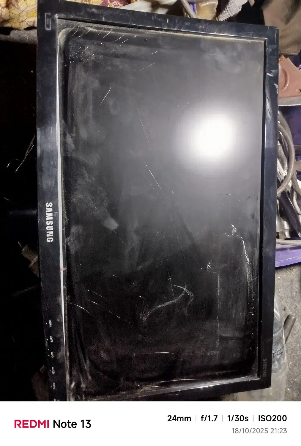 مانیتور پنل شکسته سامسونگ|رایانه رومیزی|معصومیه, |دیوار