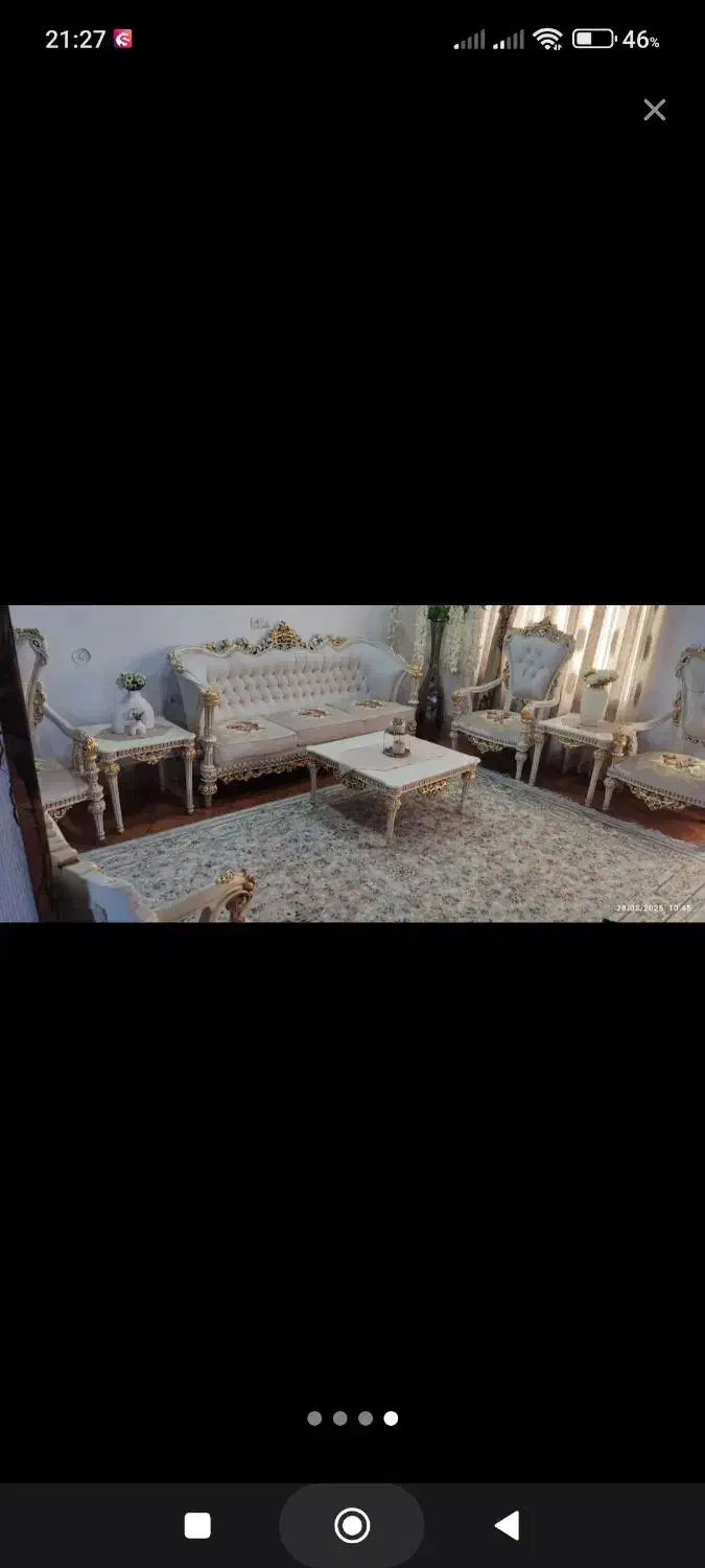 مبل سلطنتی|مبلمان خانگی و میز عسلی|رفسنجان, |دیوار