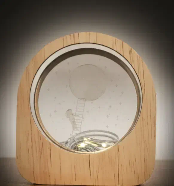 شب‌خواب شیشه‌ای طرح کریستالی/نور ملایم و جذاب|صنایع دستی و سایر لوازم تزئینی|قم, شهر قائم|دیوار