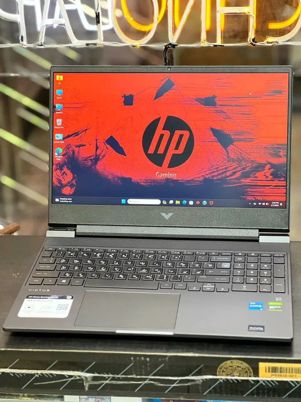 لپ تاپ غول گیمینگHP VICTUS با گرافیکRTX 5060معاوضه|رایانه همراه|تهران, شمشیری|دیوار