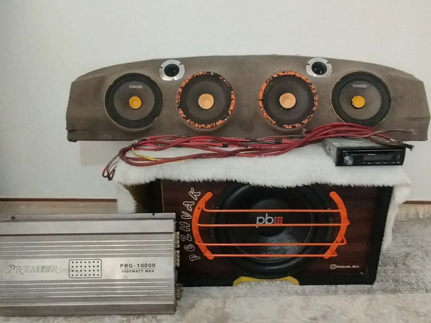 سیستم کامل|سیستم صوتی خانگی|شال, |دیوار