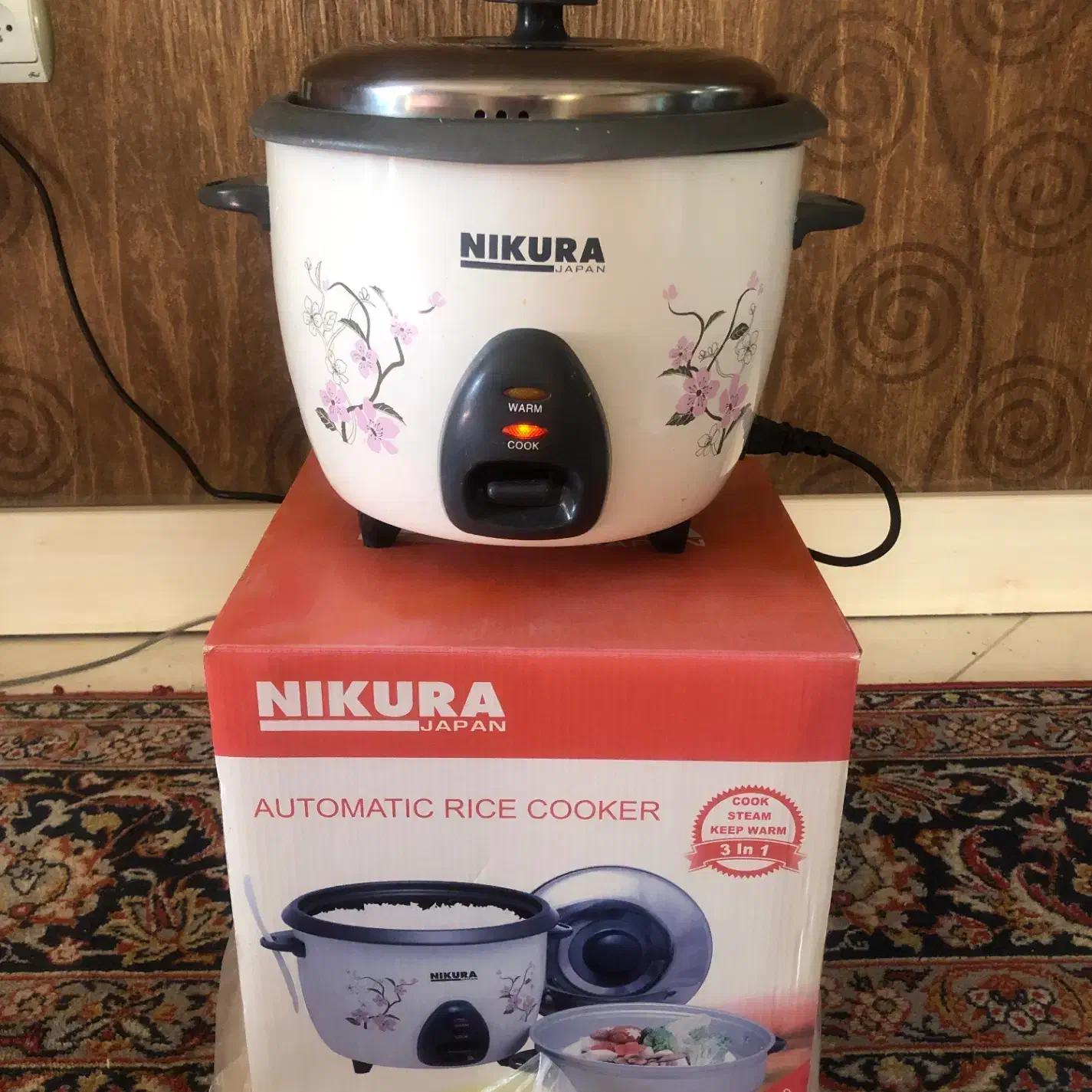 پلوپز و بخار پز ۴ نفره Nikura- پلوپز ۱۶ نفره پارس|اجاق گاز و لوازم برقی پخت‌وپز|شیراز, عفیف‌آباد|دیوار