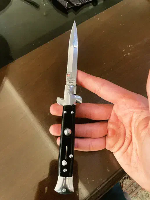 چاقو کلکسیونی تیغه سفارش ایتالیا|کلکسیون اشیاء عتیقه|بندر کنگان, |دیوار